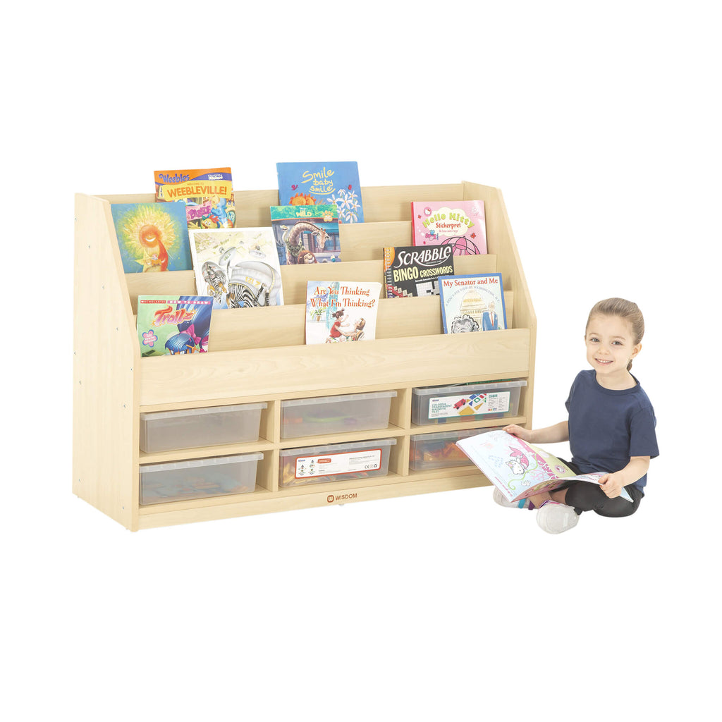 Book display and storage unit