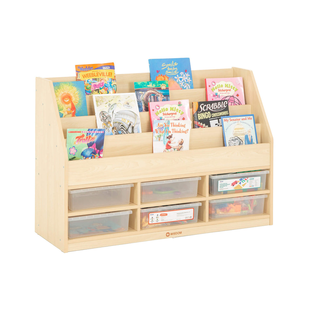 Book display and storage unit