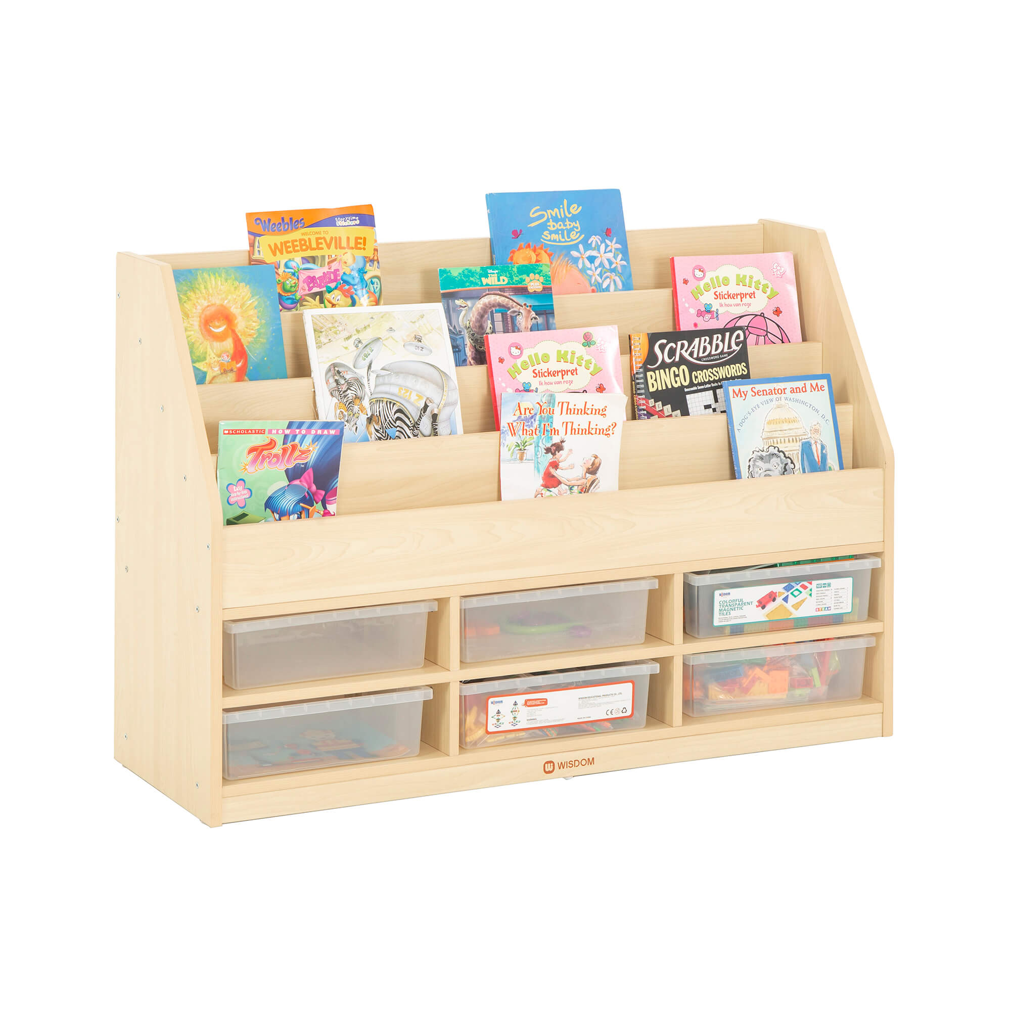 Book display and storage unit
