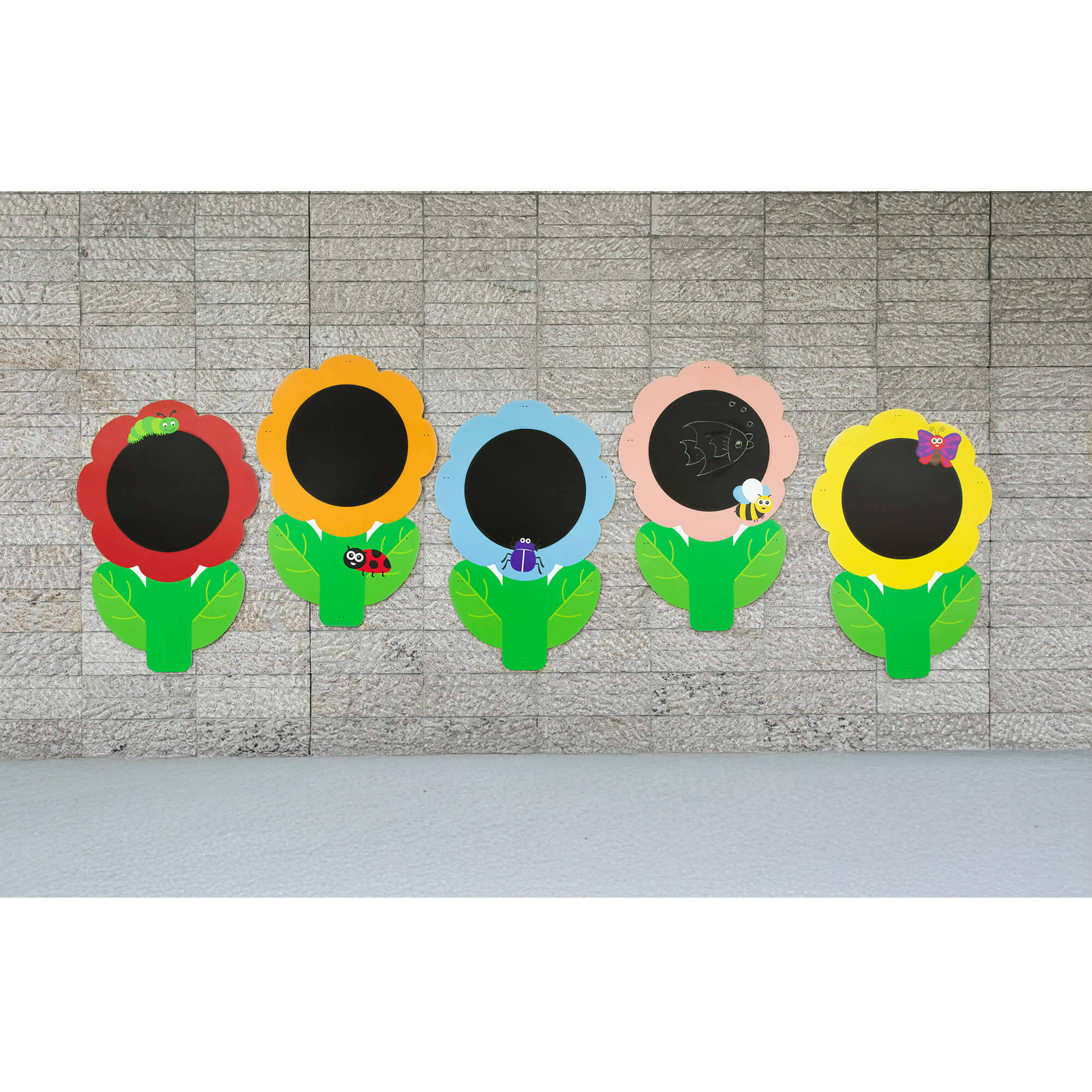 FLOWERS CHALKBAORDS - 3MM / SET OF 5