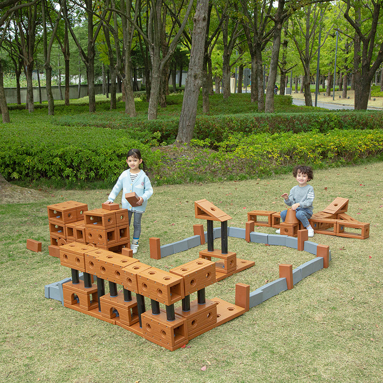Construction Blocks - Large set (172 pieces)