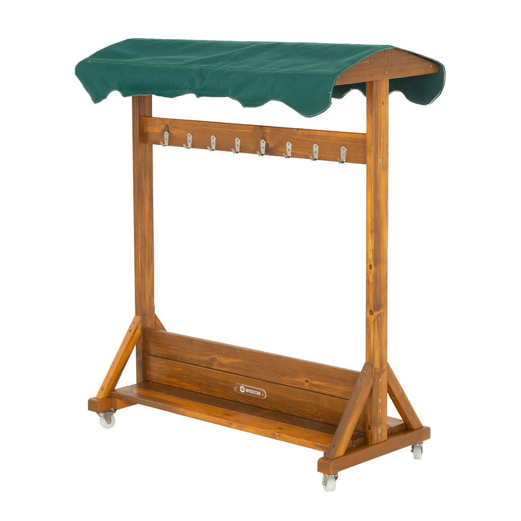 Outdoor mobile cloakroom