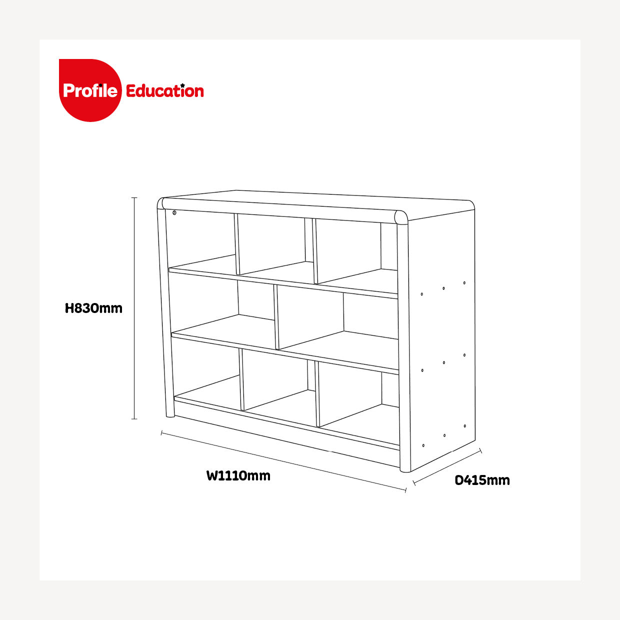 ELEGANT 8 COMPARTMENT CABINET