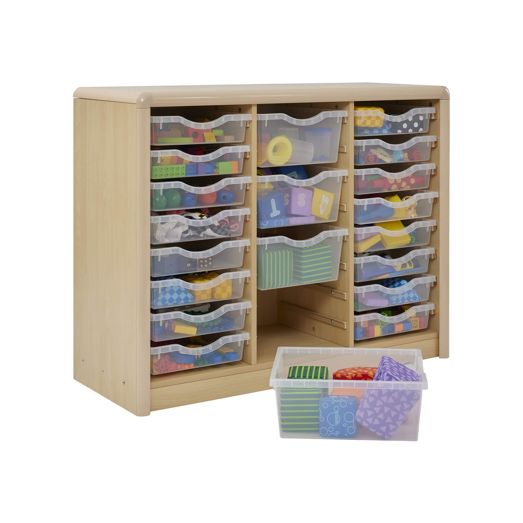 ELEGANT TRAY CABINET WITH TRAYS