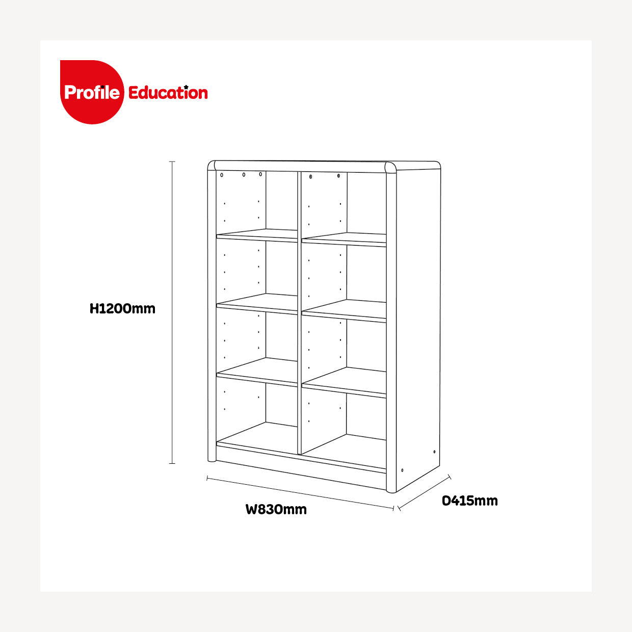 ADJUSTABLE BOOK SHELF