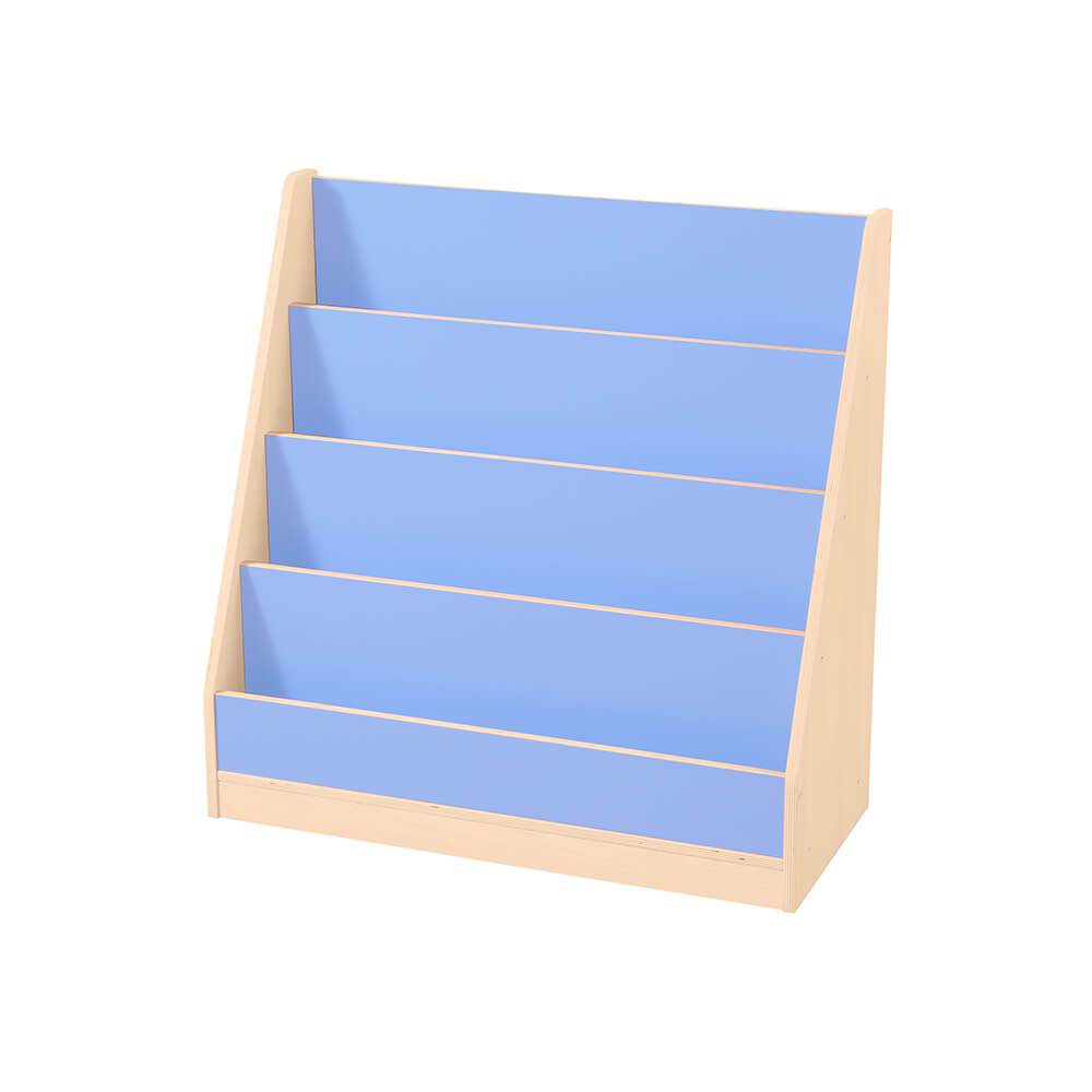 Blue/Maple 4 Tier Book Display