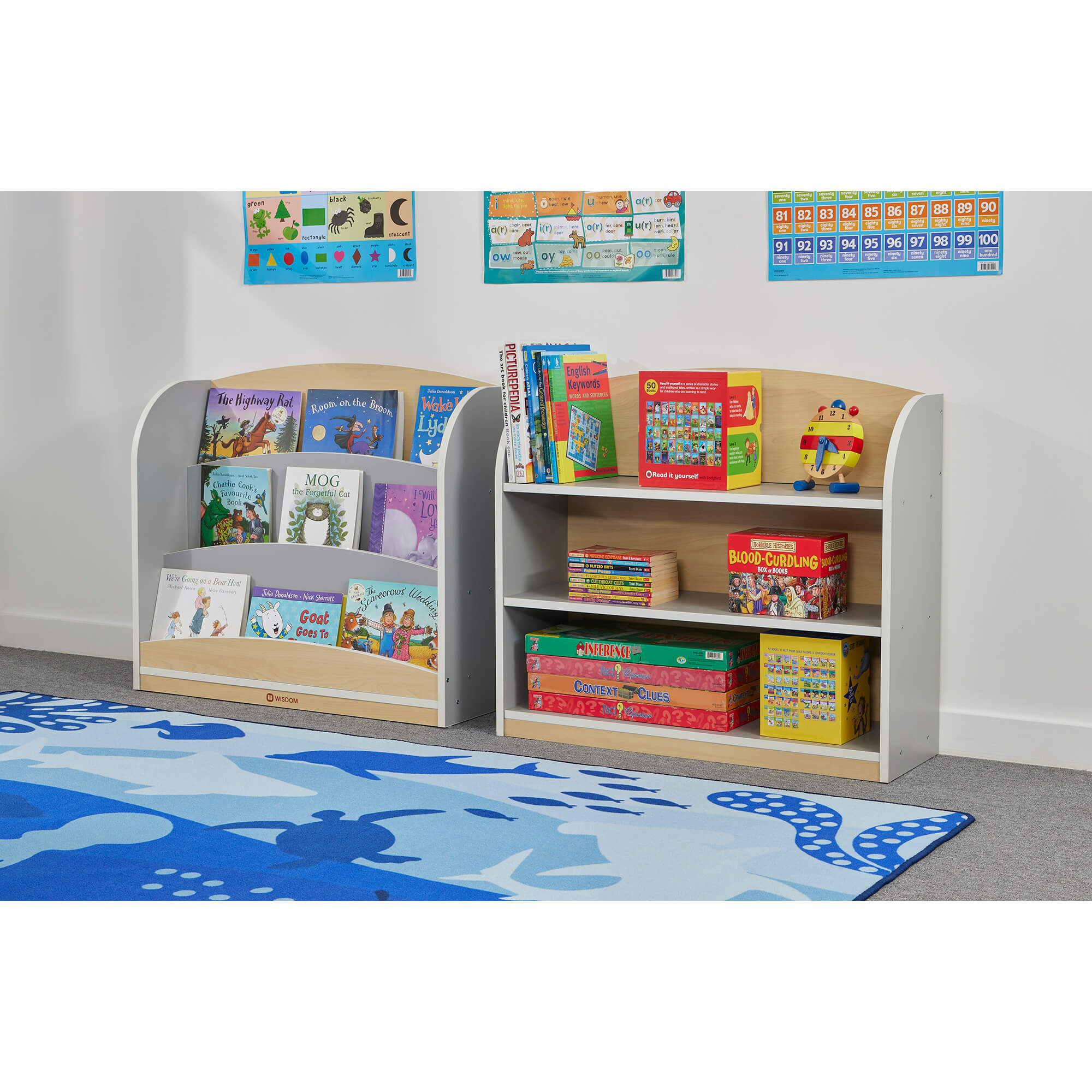 Thrifty Bookcase -Grey