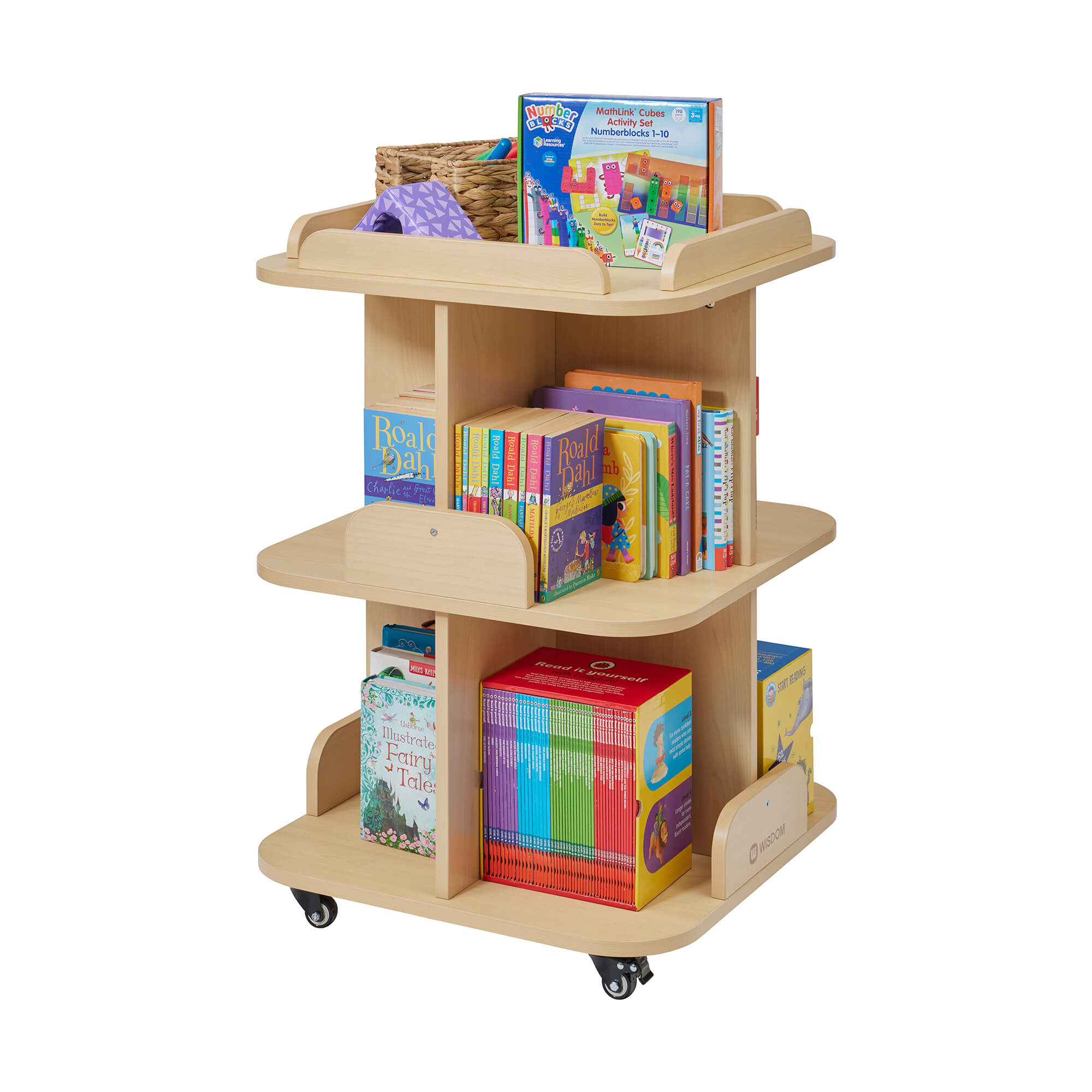 Mobile 4-way Book Stand