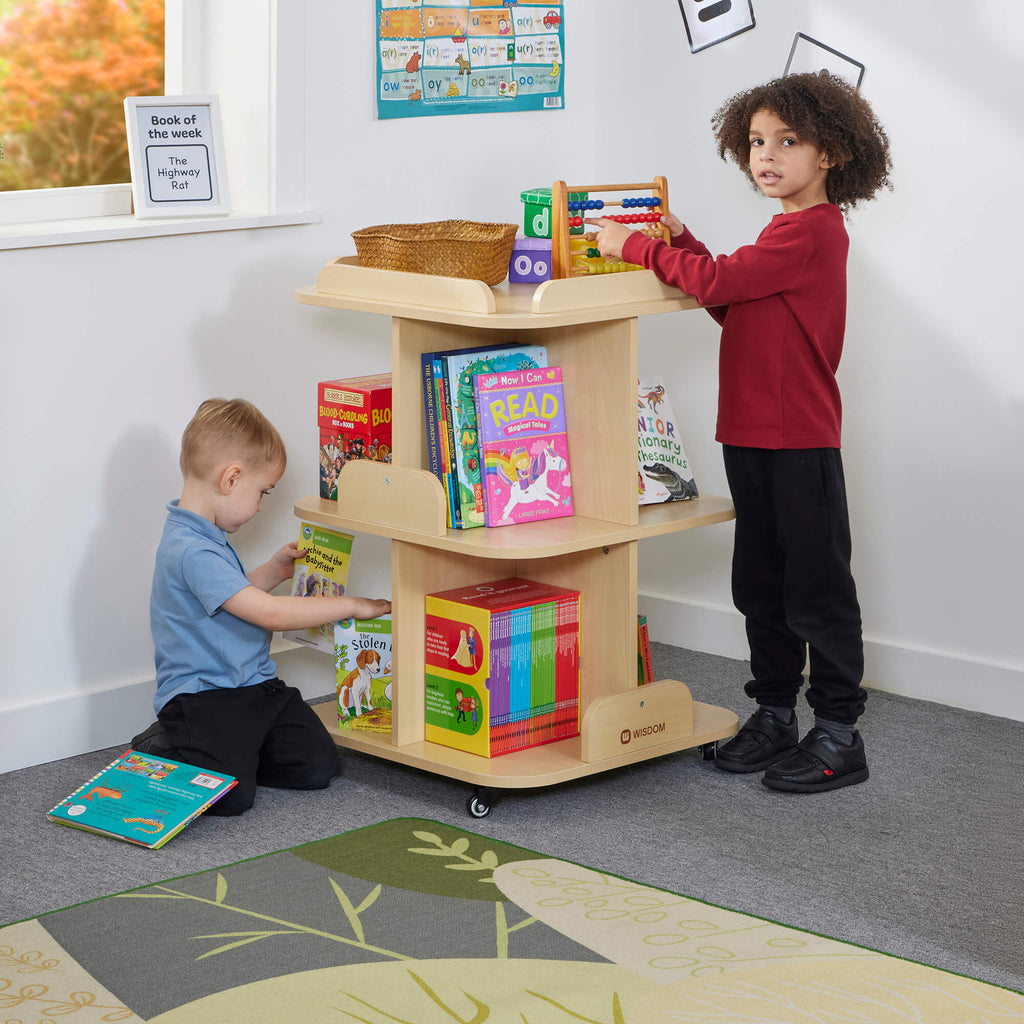 Mobile 4-way Book Stand