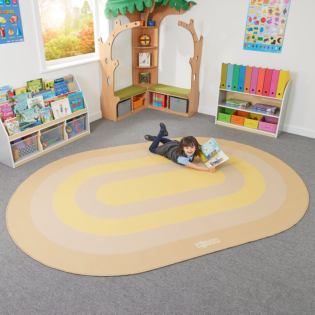 OVAL RUNWAY RUG - 3000 x 2000mm