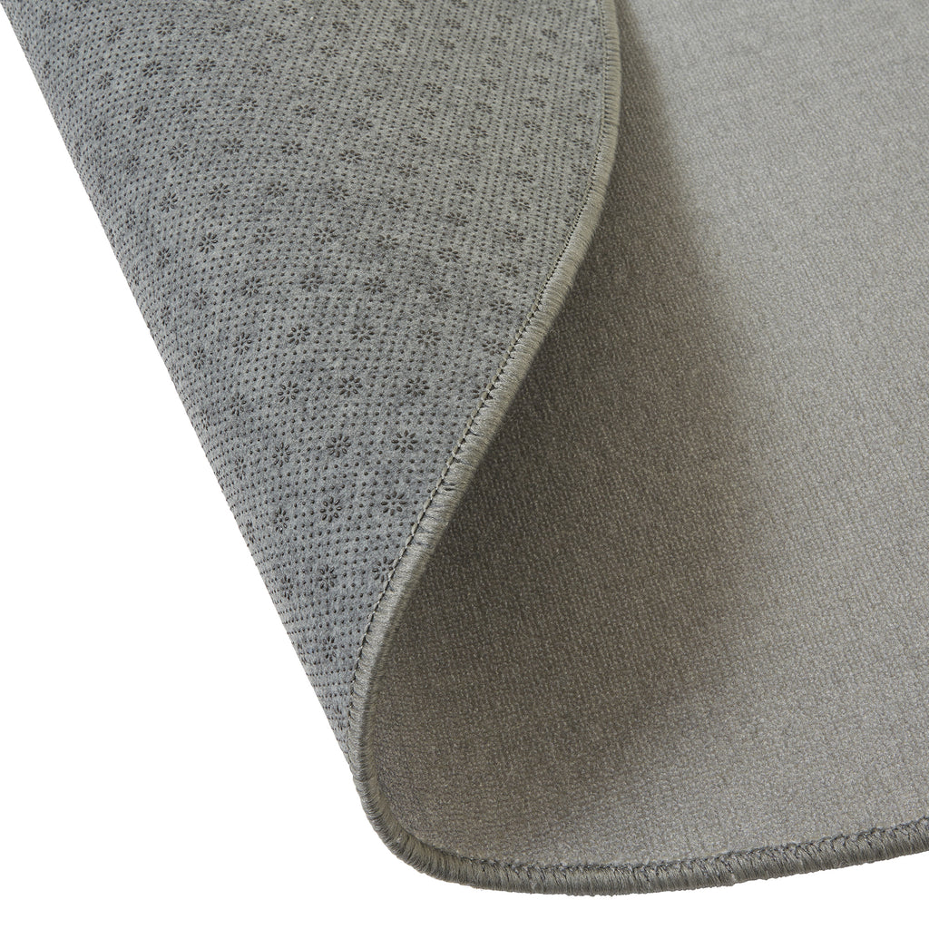 Round carpet - grey