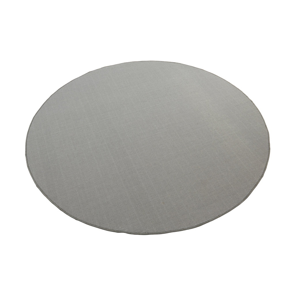 Round carpet - grey