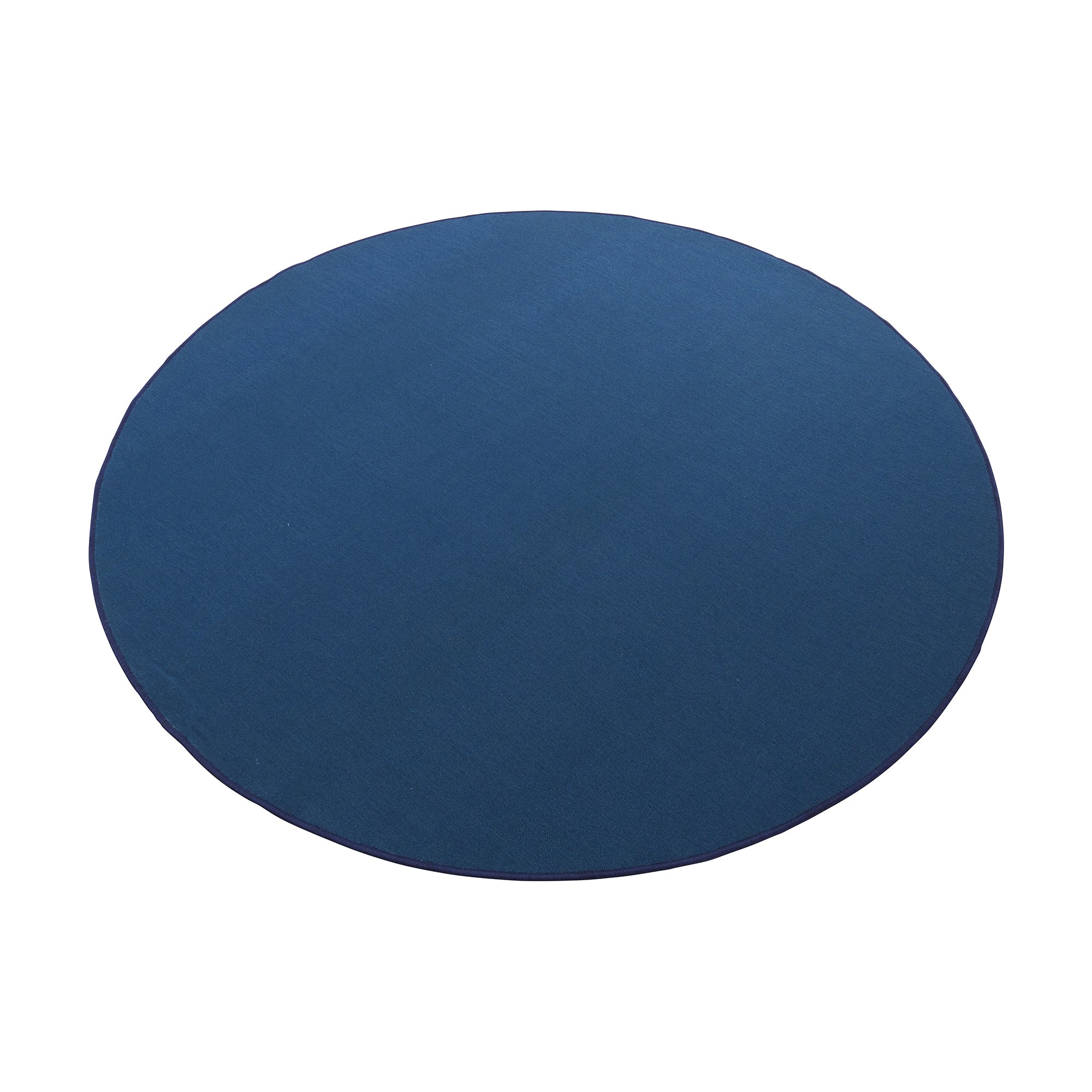 Round carpet - blue