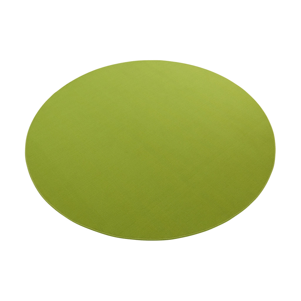 Round carpet - green