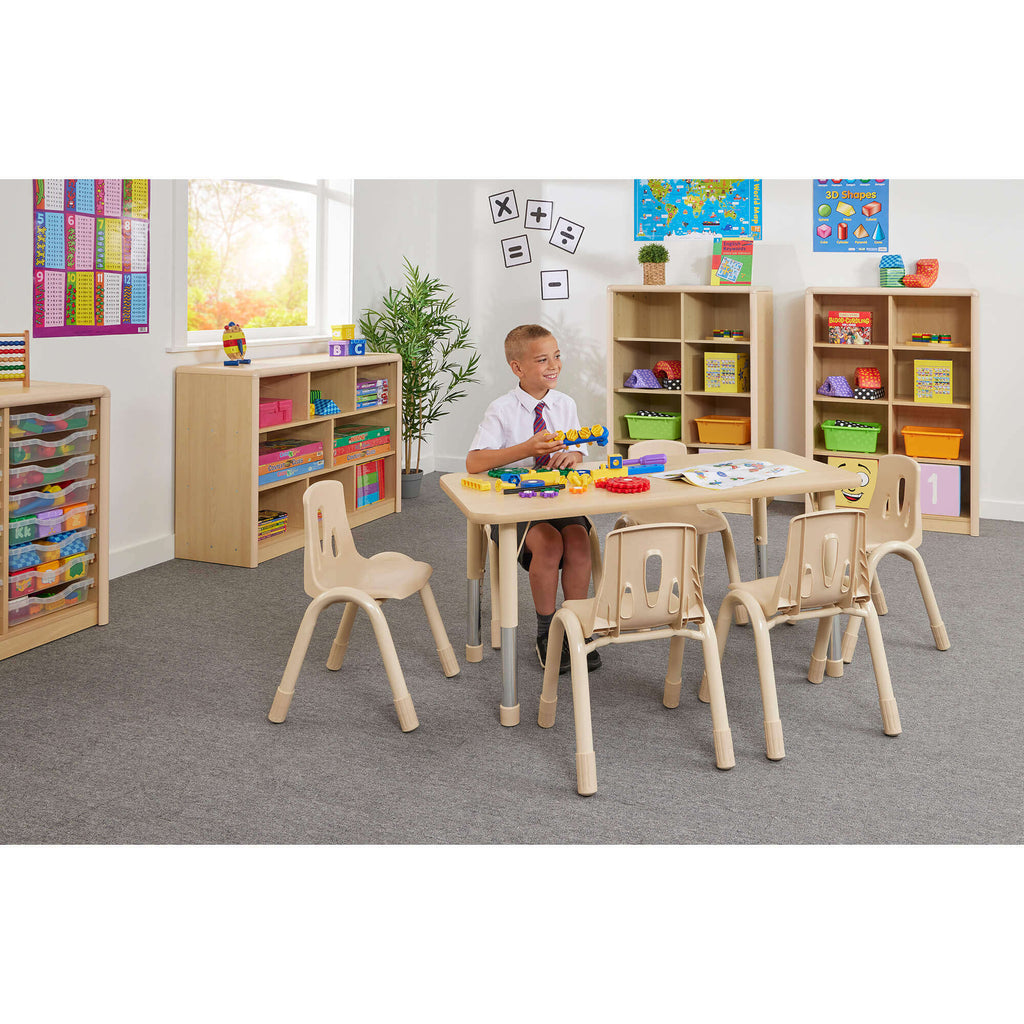 HEIGHT ADJUSTABLE TABLE 6 CHAIR 350