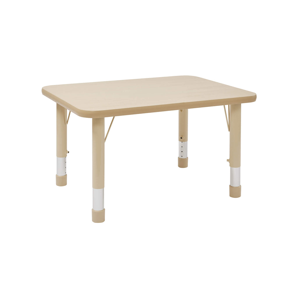 Height Adjus RecTable (800 x 600mm)with 4 chairs - 310mm