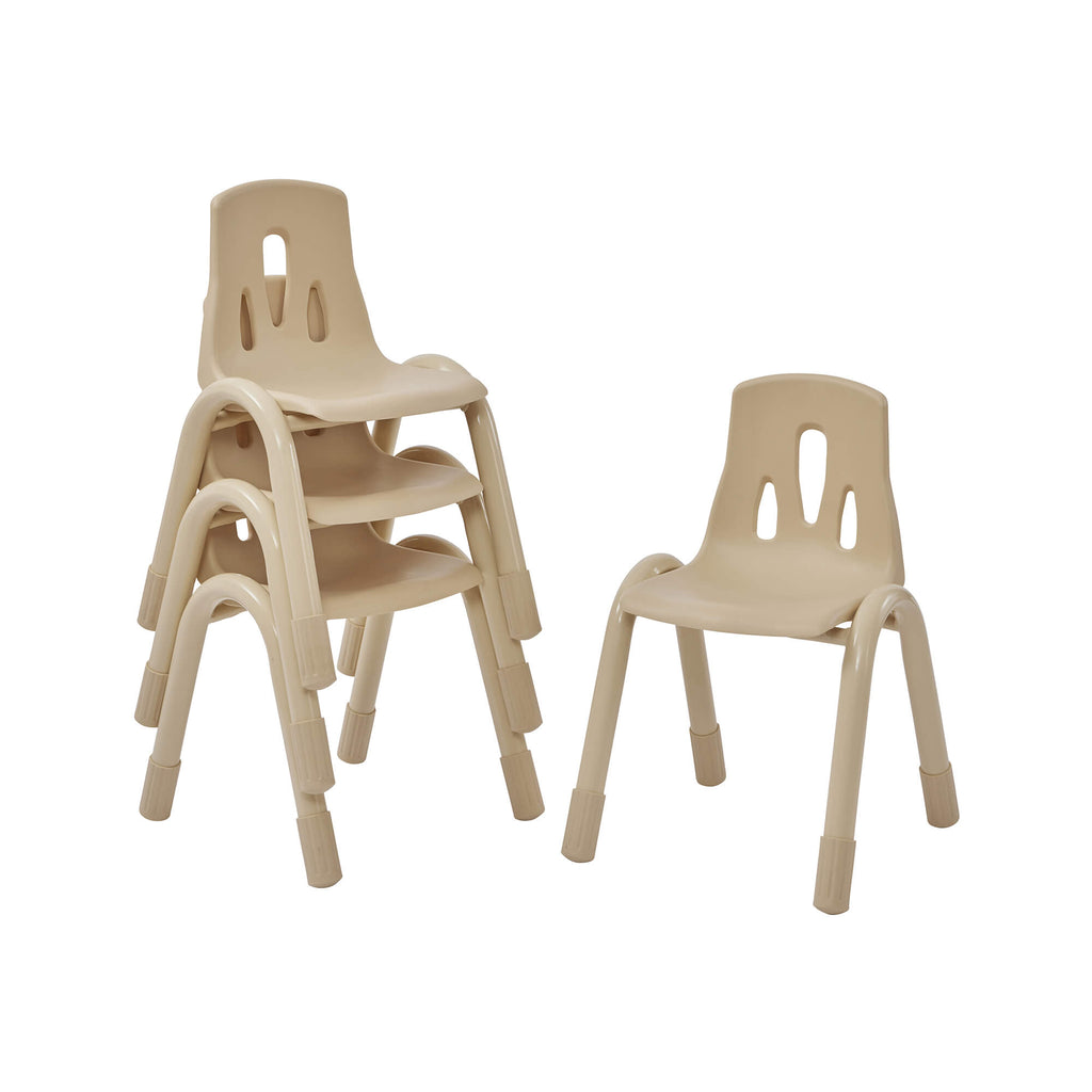 Height Adjust RecTable(800 x 600mm)with 4 chairs - 350mm