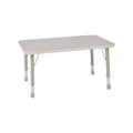 THRIFTY REC TABLE TOP 90X60 WITH HEIGHTADU LEGS-4PERSONS