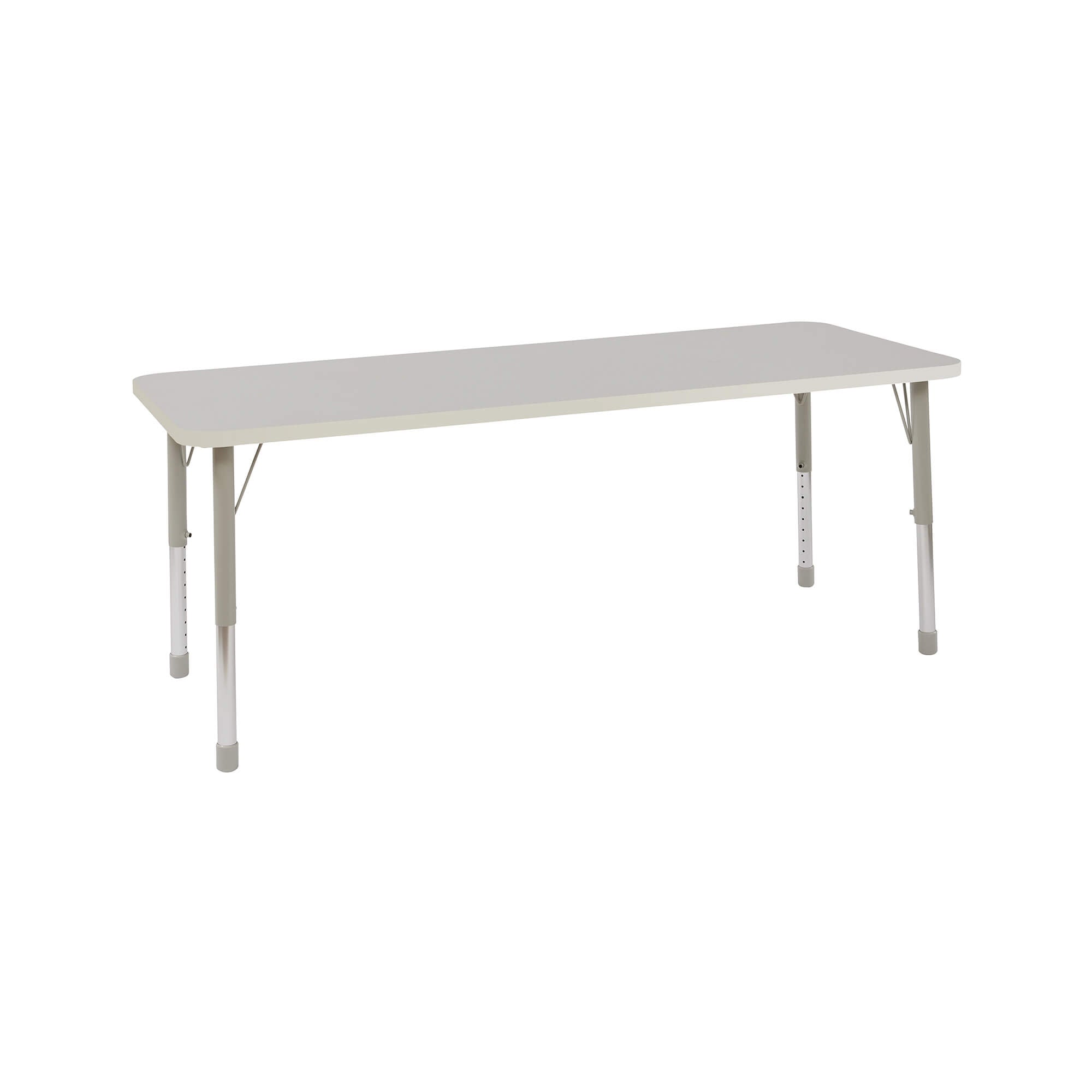 THRIFTY REC TABLE TOP150X60 WITH HEIGHTADJ LEGS-8PERSONS
