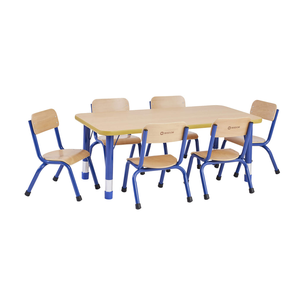 Milan Rectangular Tables (1500X600MM) - BLUE