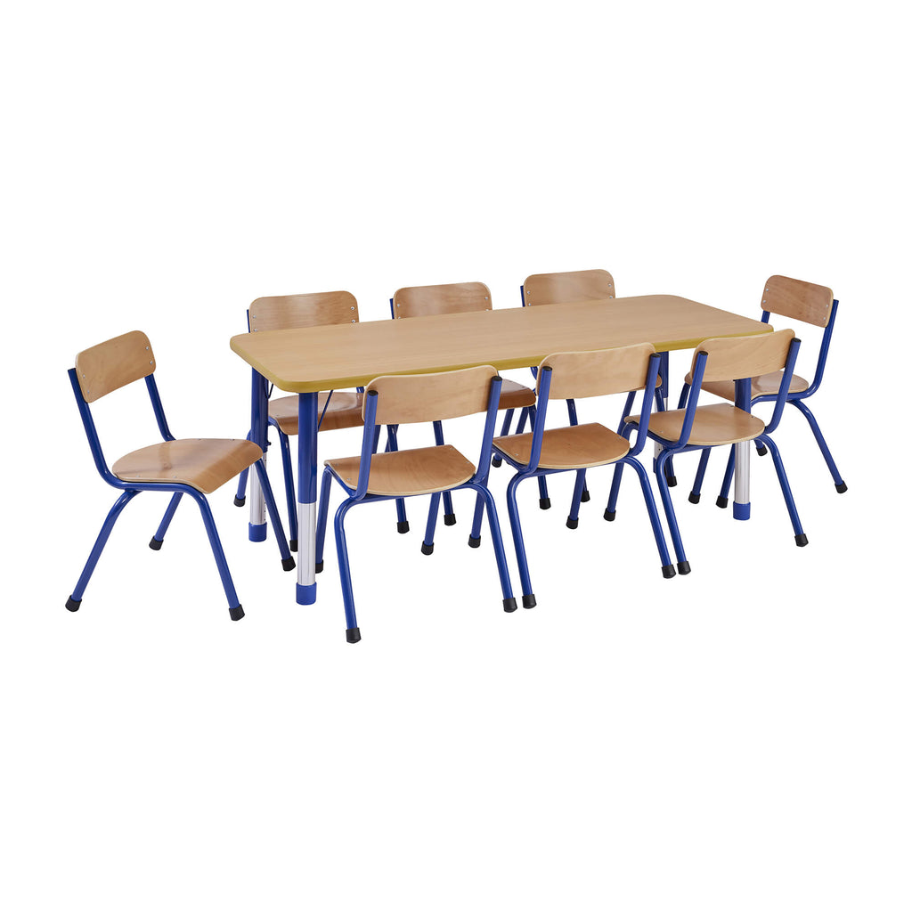 Milan Rectangular Tables (1500X600MM) - BLUE