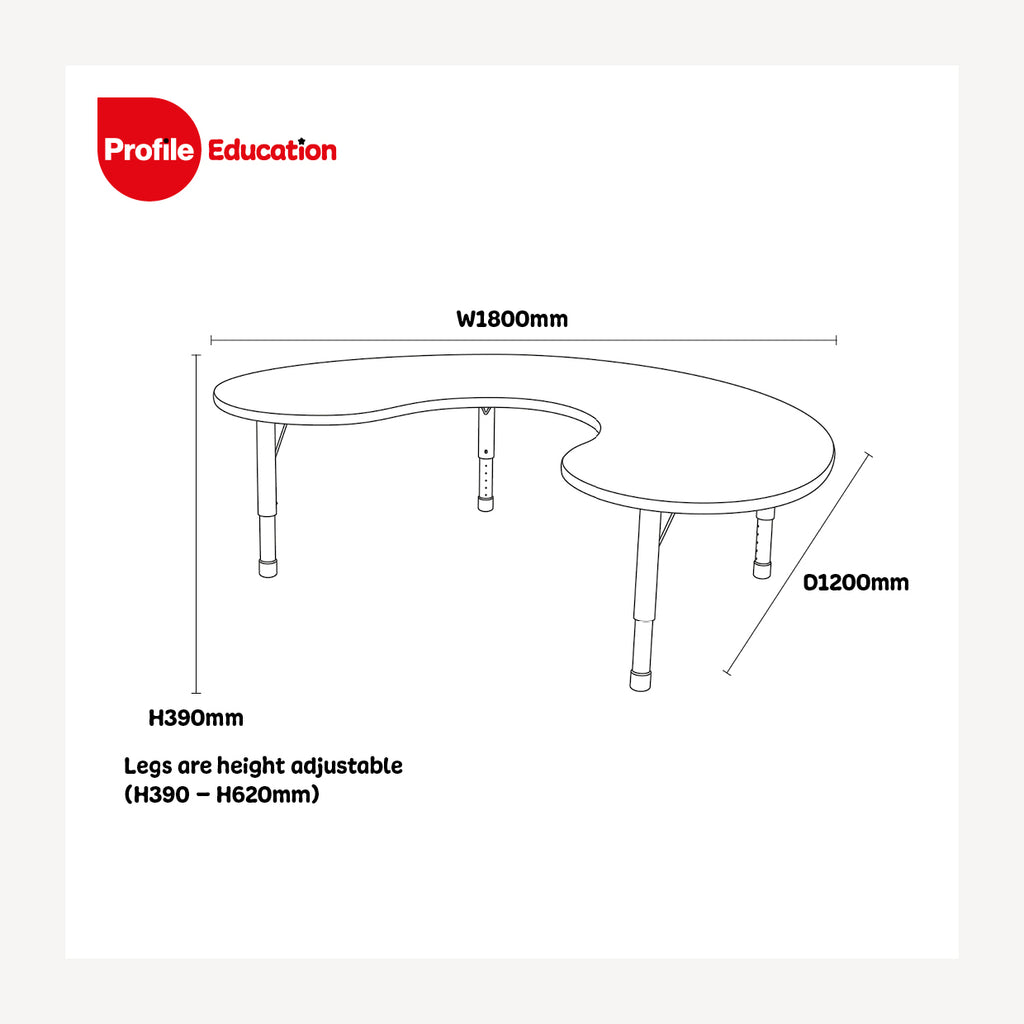 MILAN GROUP TABLE (1800X1200MM) - BLUE
