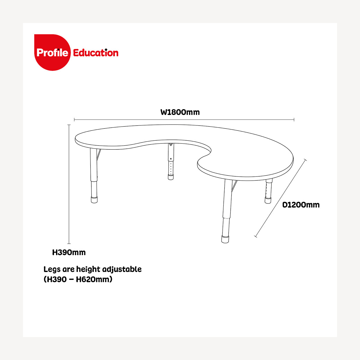 MILAN GROUP TABLE (1800X1200MM) - BLUE