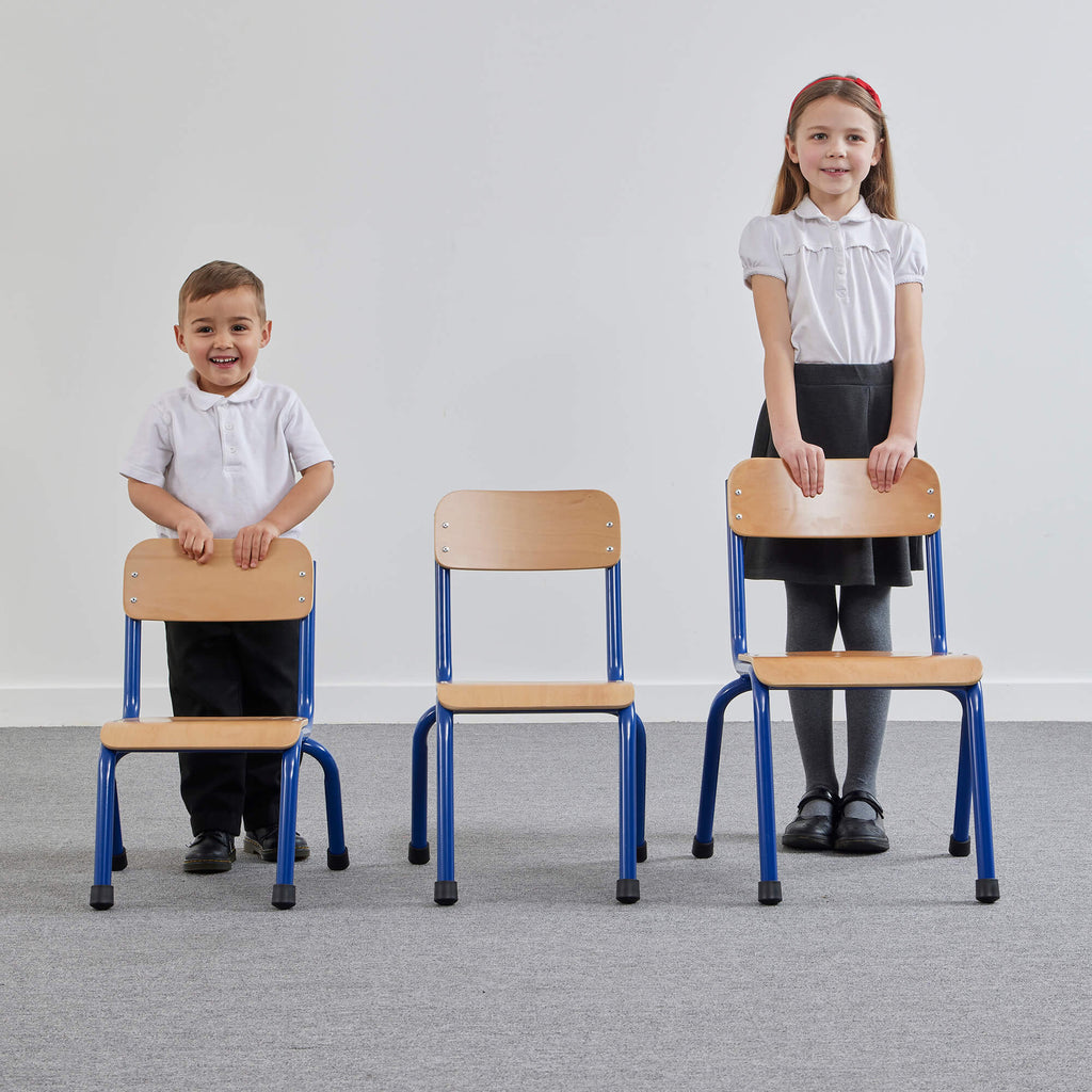 MILAN CHAIR 31CM - BLUE (PK OF 4)