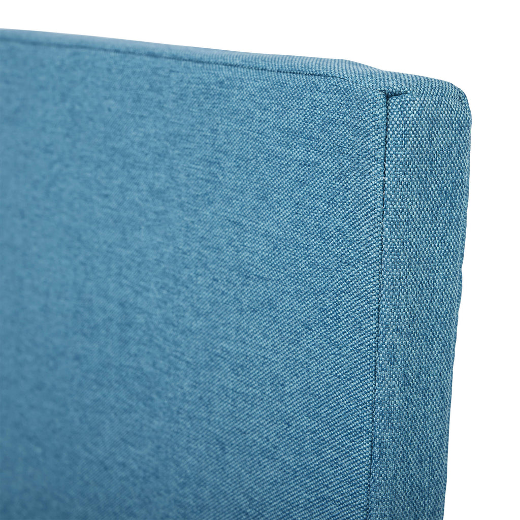 Reading Sofa with Blue Sofa Cushion