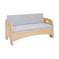 Reading Sofa with Grey Sofa Cushion