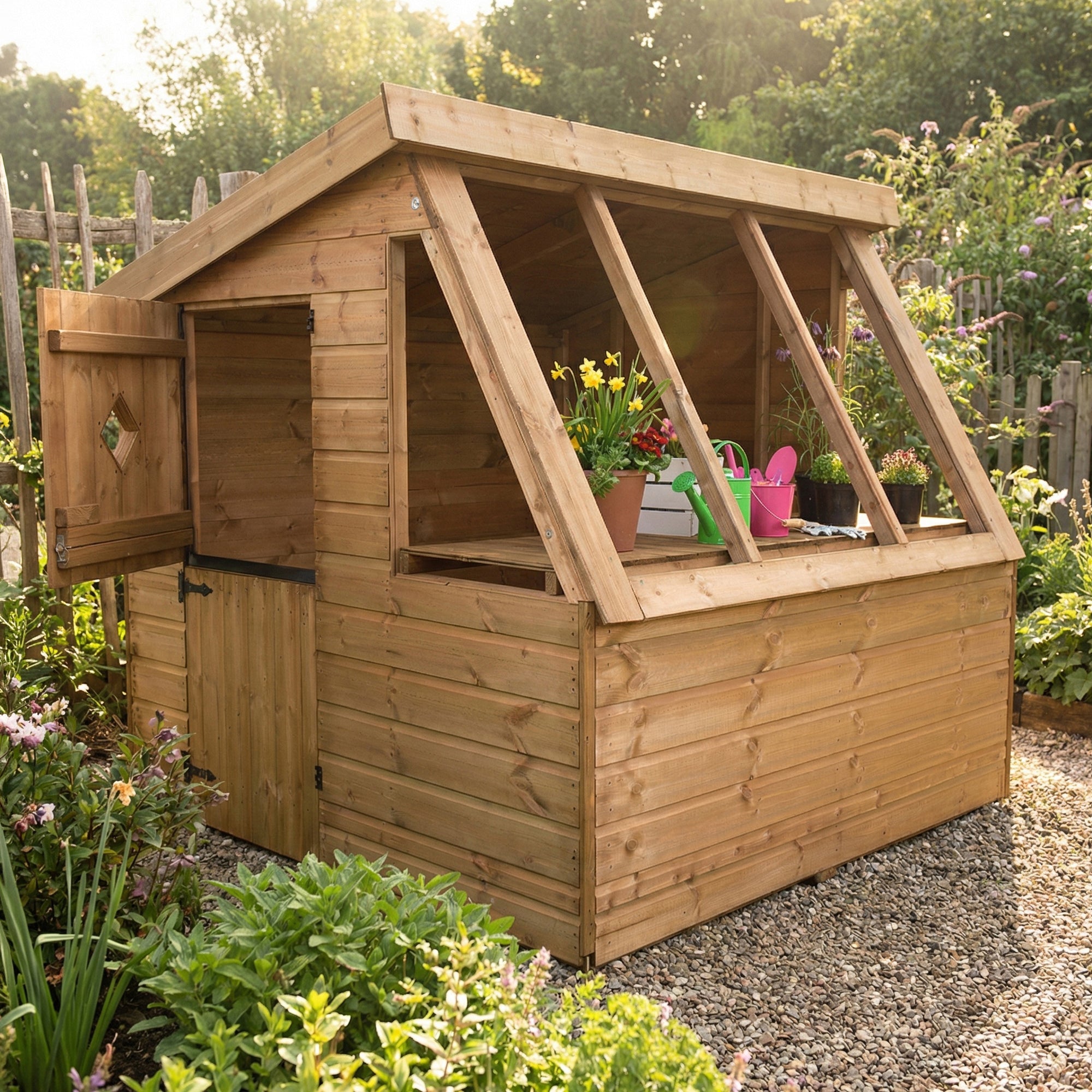 CHILDRENS POTTING SHED - INSTALLATION