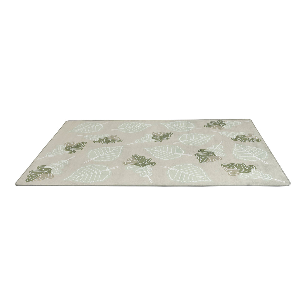 ABSTRACT LEAF RUG