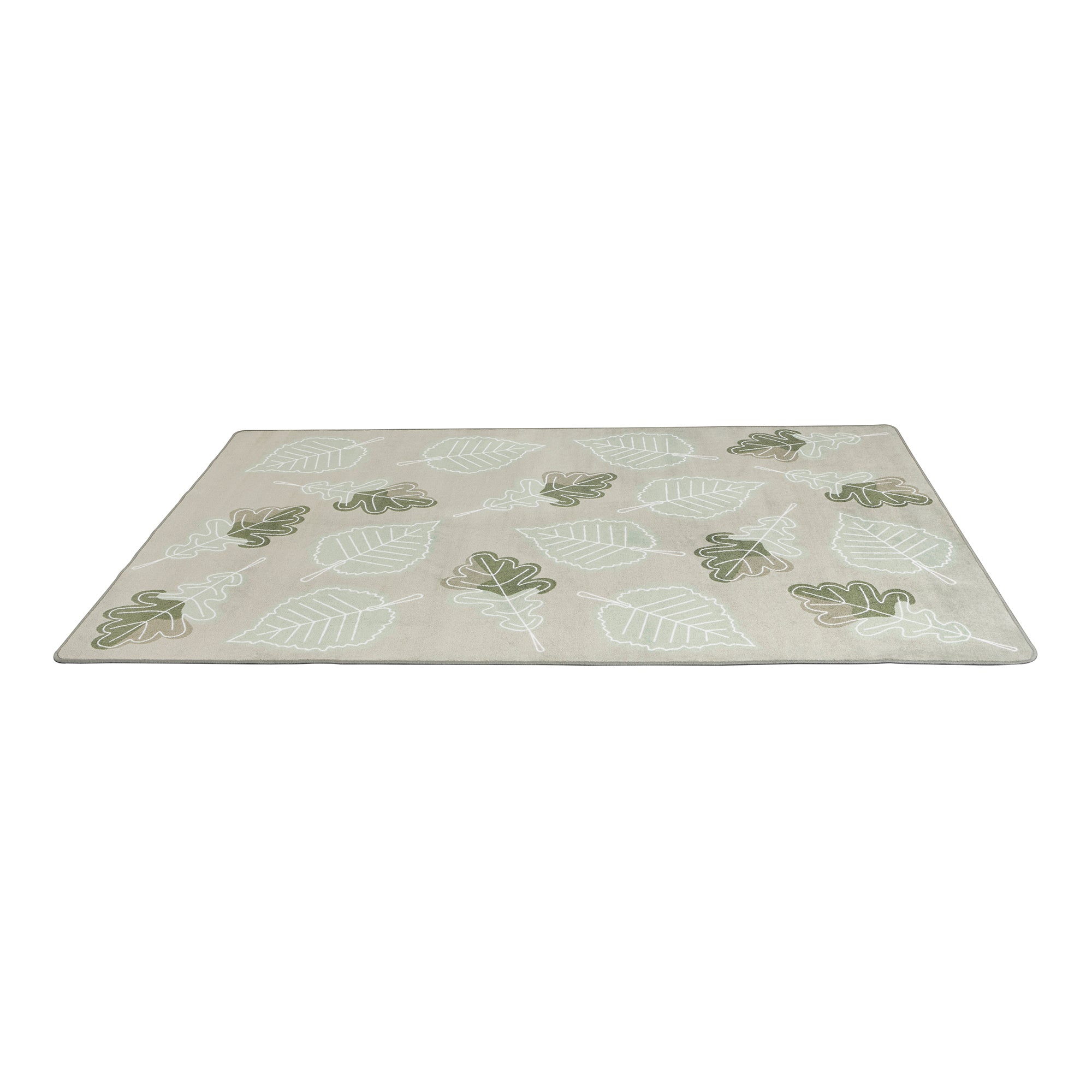 ABSTRACT LEAF RUG