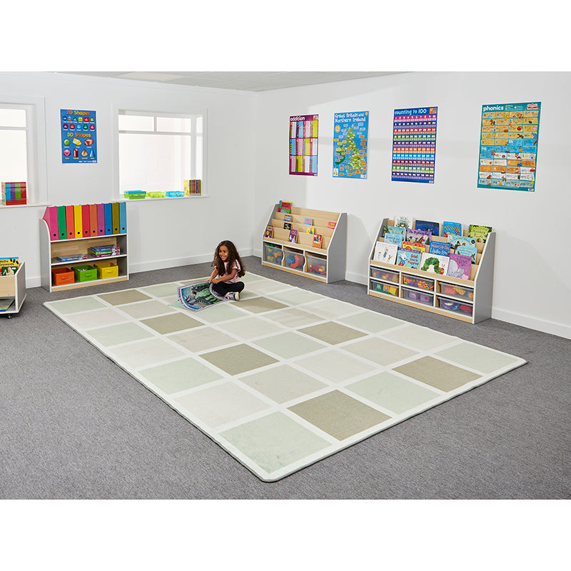 NEUTRAL SQUARES RUG