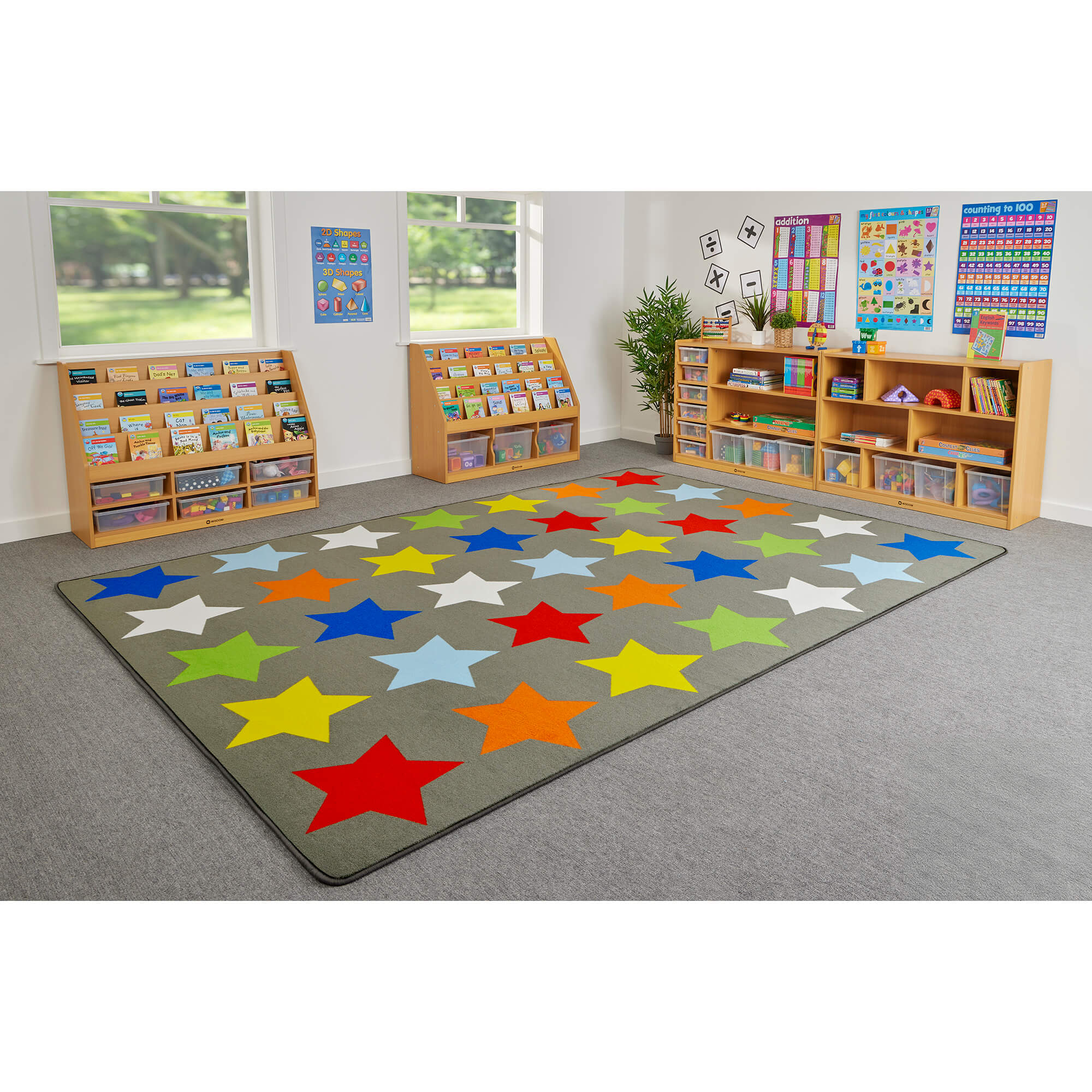 Sitting Stars Learning Rug