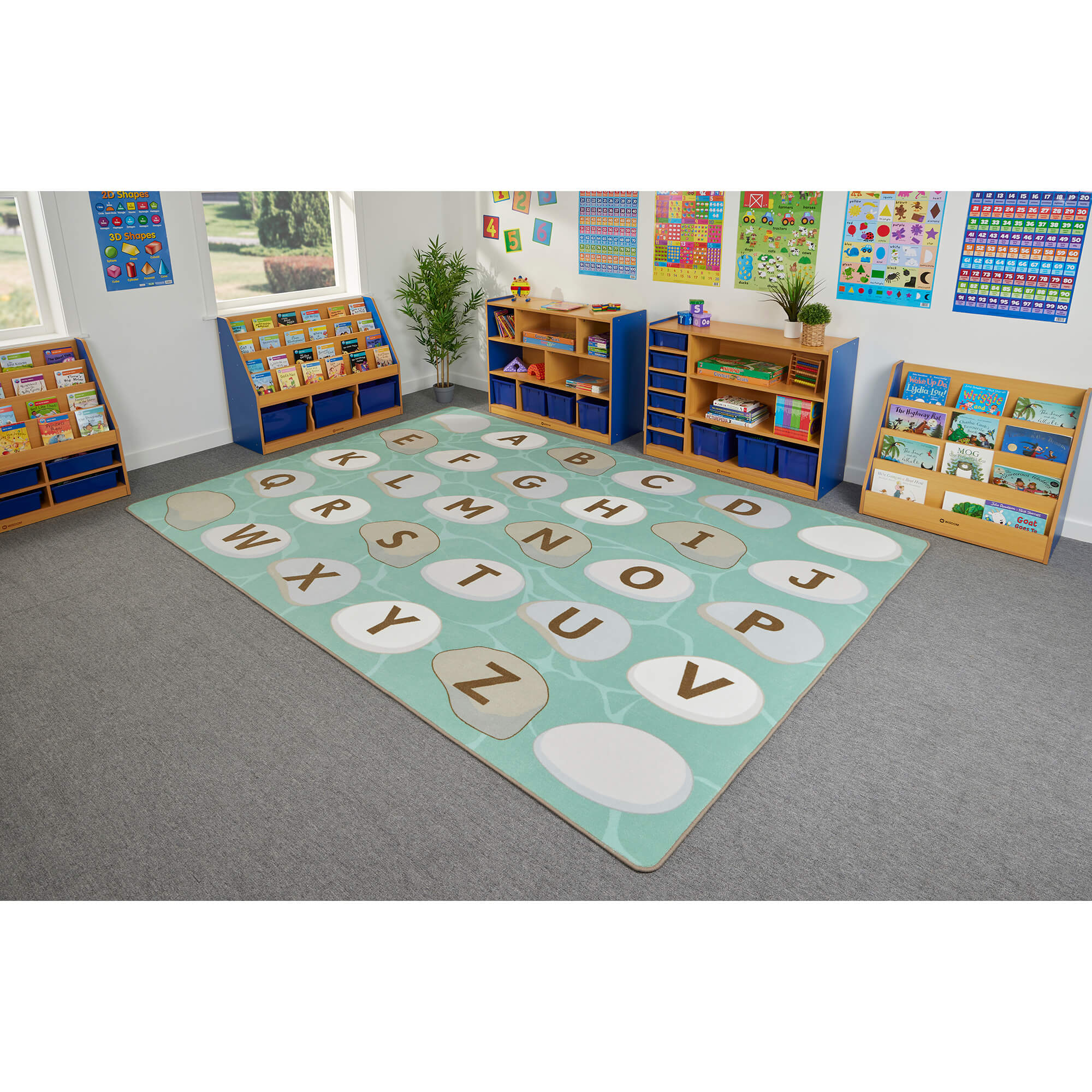 Alphabet Rocks Learning Rug