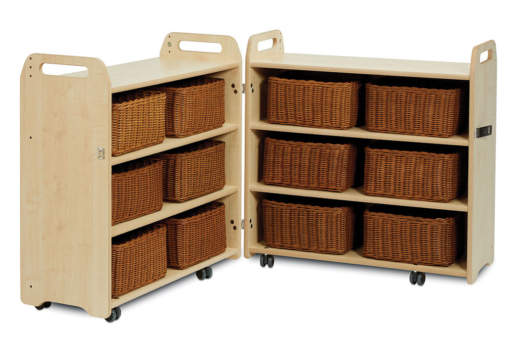 PACK-AWAY CABINET WITH 12 DEEP BASKETS