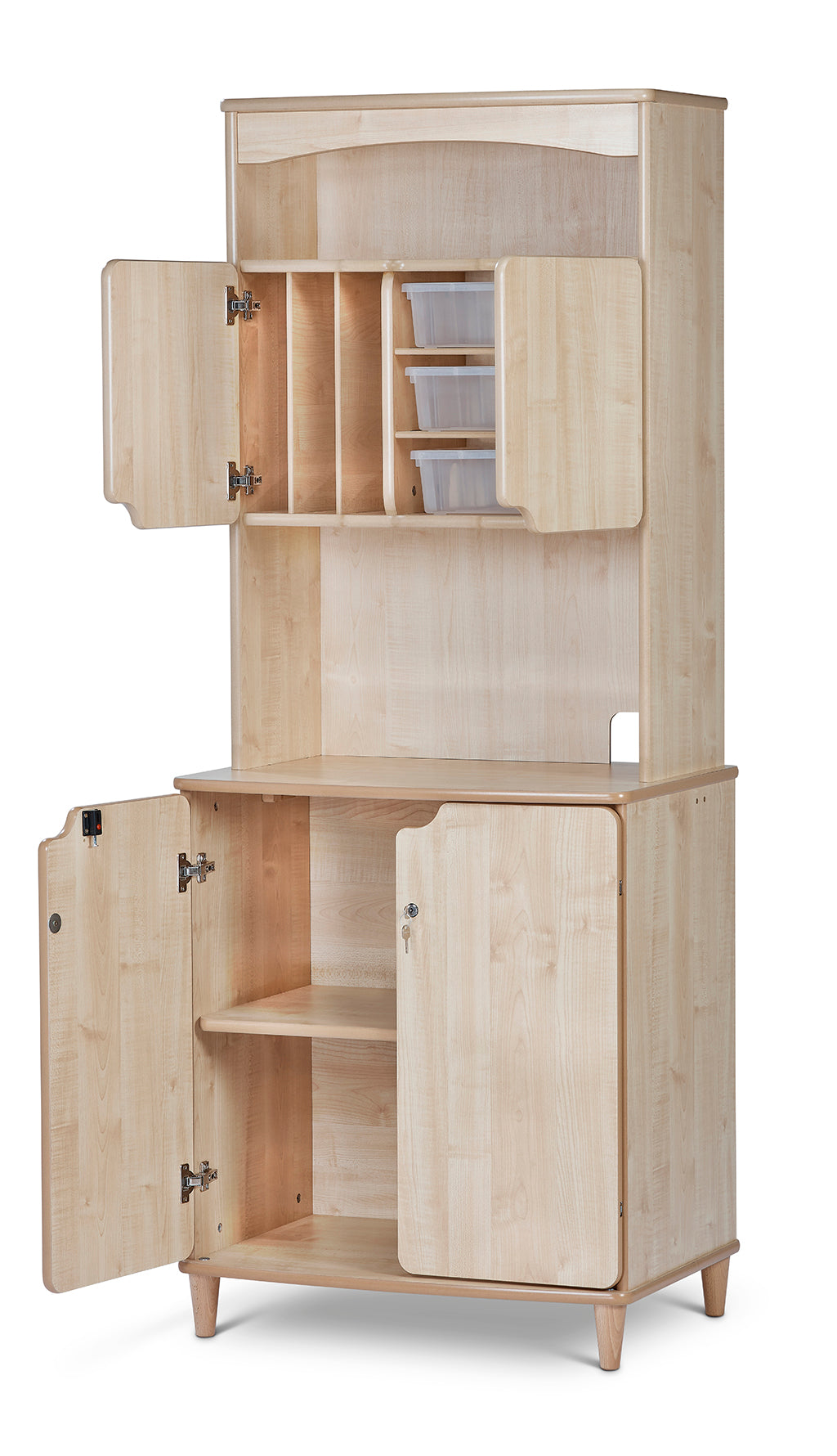 COMPACT PRACTITIONER STATION WITH LOCKABLE DOOR BASE