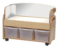 LOW LIGHT BOX TROLLEY PLUS MIRROR SURROUND