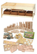 Investigative Play Table and 4 Baskets + PT1145 Indoor Maths Kit