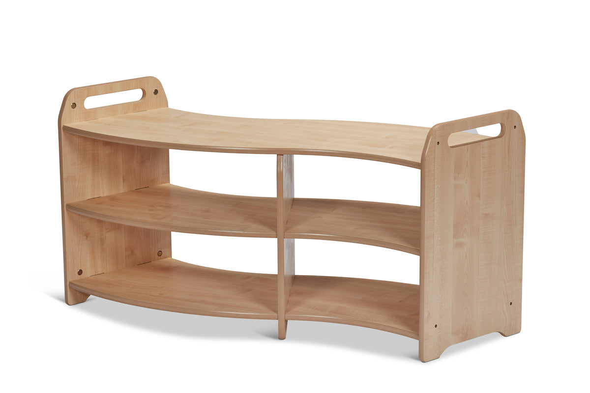 Tall S-shape Open Sweep Shelving Unit