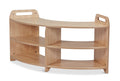 Tall 90° Open Sweep Shelving Unit