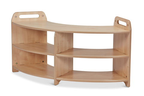 Tall 90° Open Sweep Shelving Unit
