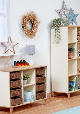 HOME FROM HOME SHALLOW BASKET TRAY STORAGE