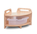 Low Level 90° Corner Unit with 1 Clear Tray
