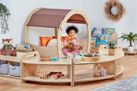 Low 90° Open Sweep Shelving Unit