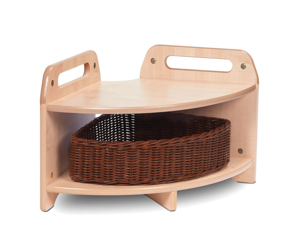 Low Level 90° Corner Unit with 1  Basket