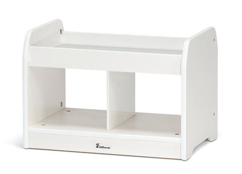 WHITE COMPACT LOW MIRROR PLAY (EMPTY)