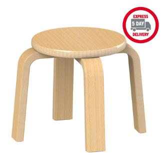 Wooden Stacking Stool H 31cm (Pack of 4)