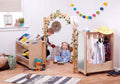 TODDLER DRESSING UP MINI ZONE WITH CLEAR TUBS
